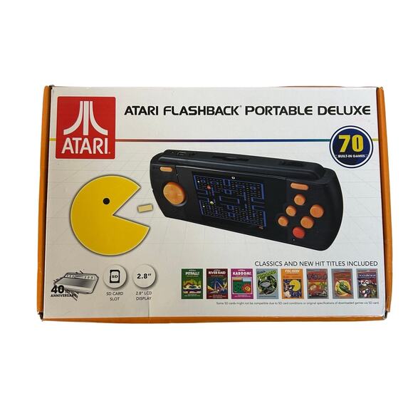 Atari Flashback Portable Deluxe Game Player Handheld Game Console 70 Games - Picture 1 of 4